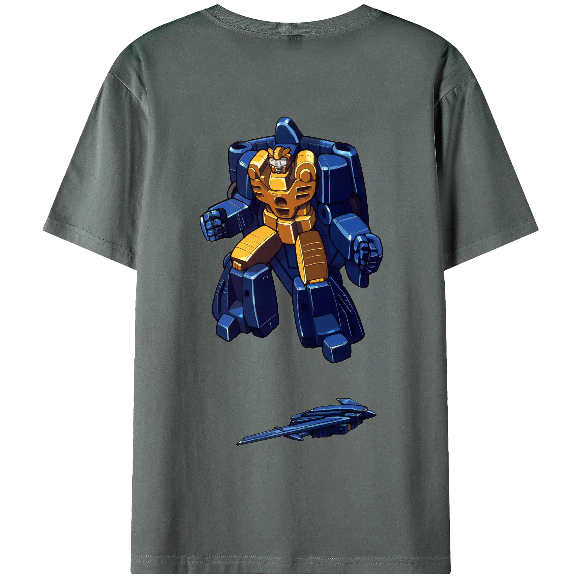 （画像用）  綿100％ メンズ半袖Tシャツ（バックプリント） 通気性